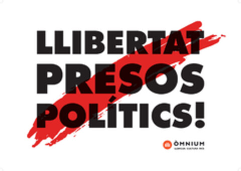 LLIBERTAT PRESOS POLITICS OMNIUM LLENGUA CULTURA PAIS Logo (EUIPO, 21.03.2018)