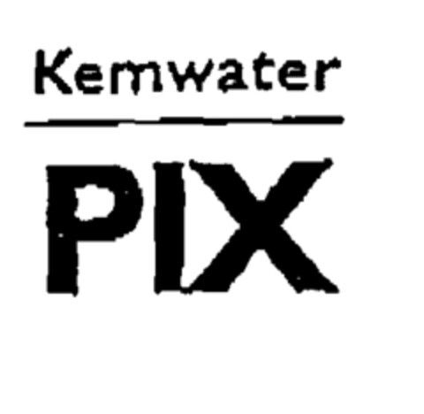 Kemwater PIX Logo (EUIPO, 15.05.1996)