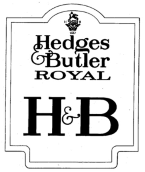 Hedges & Butler ROYAL H&B Logo (EUIPO, 11.03.1999)