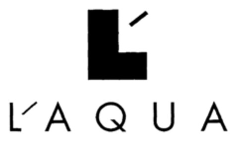 L' L'AQUA Logo (EUIPO, 06/19/2002)