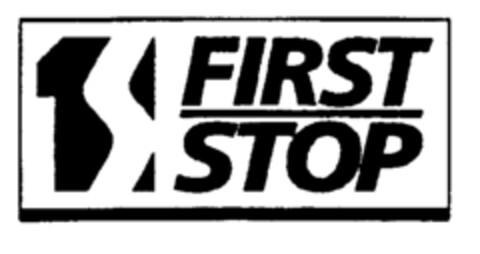 FIRST STOP Logo (EUIPO, 02.08.2002)