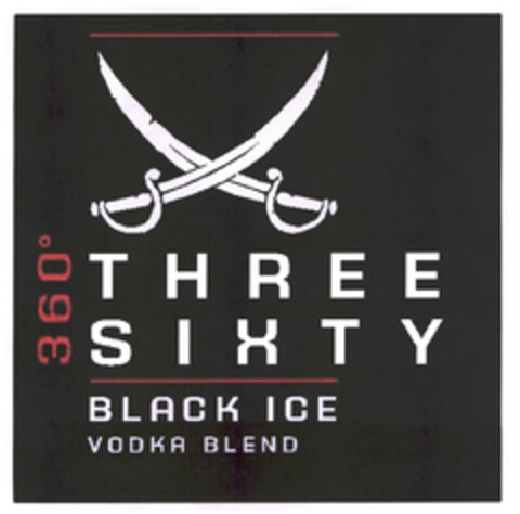 THREE SIXTY BLACK ICE VODKA BLEND Logo (EUIPO, 04.09.2003)