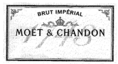 BRUT IMPÉRIAL MOËT & CHANDON 1743 Logo (EUIPO, 09.01.2004)