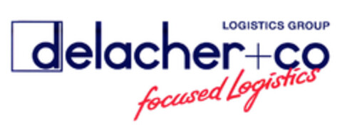 delacher+co LOGISTICS GROUP focused Logistics Logo (EUIPO, 14.10.2004)