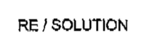 RE / SOLUTION Logo (EUIPO, 08/02/2006)