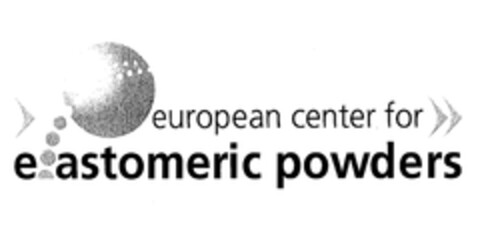 european center for eastomeric powders Logo (EUIPO, 04.10.2007)