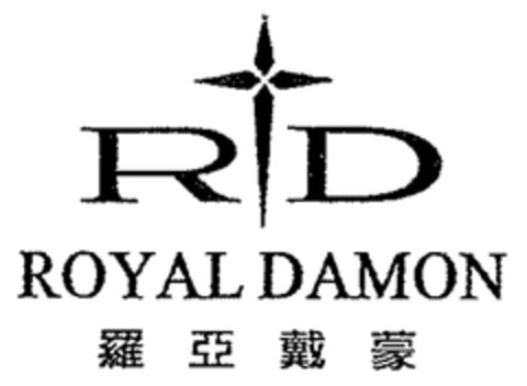 R D ROYAL DAMON Logo (EUIPO, 01/04/2008)