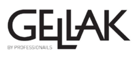 GELLAK BY PROFESSIONAILS Logo (EUIPO, 11.06.2009)