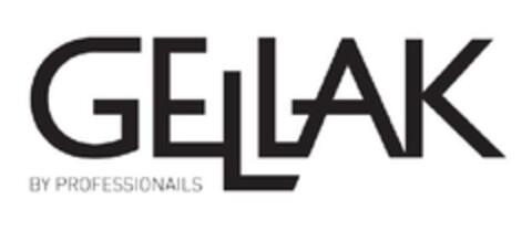 GELLAK BY PROFESSIONAILS Logo (EUIPO, 06/11/2009)