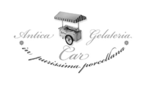 ANTICA GELATERIA CAR IN PURISSIMA PORCELLANA Logo (EUIPO, 01/29/2010)