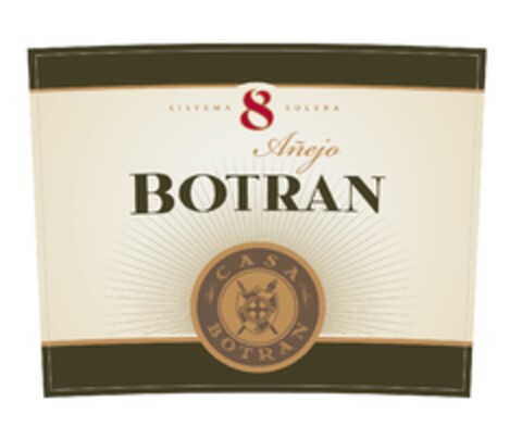 BOTRAN 8 AÑEJO Logo (EUIPO, 31.10.2013)