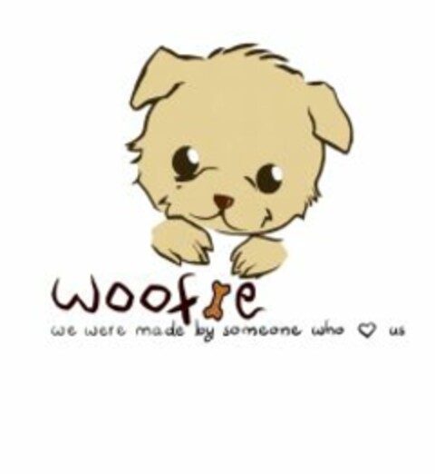 woofie we were made by someone who loves us Logo (EUIPO, 01.09.2014)