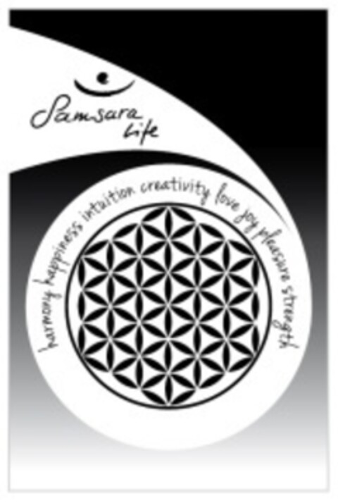Samsara Life harmony happiness intuition creativity love joy pleasure strength Logo (EUIPO, 02.10.2014)