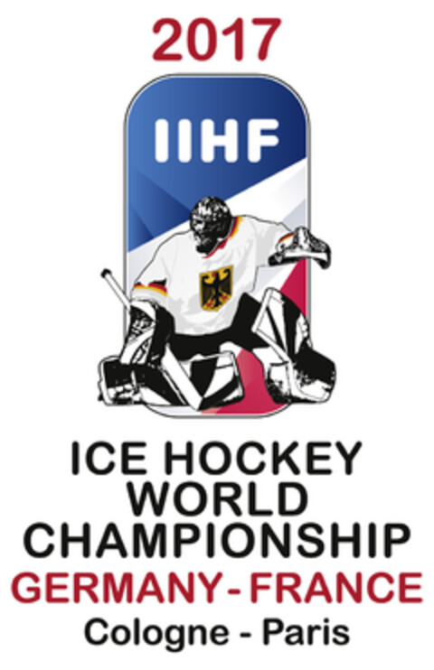 2017 IIHF ICE HOCKEY WORLD CHAMPIONSHIP GERMANY FRANCE COLOGNE PARIS Logo (EUIPO, 26.11.2015)
