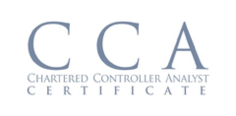 CCA CHARTERED CONTROLLER ANALYST CERTIFICATE Logo (EUIPO, 06.06.2016)