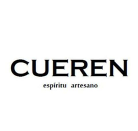 CUEREN espíritu artesano Logo (EUIPO, 09.07.2018)