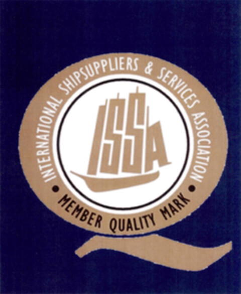 ISSA INTERNATIONAL SHIPSUPPLIERS & SERVICES ASSOCIATION MEMBER QUALITY MARK Logo (EUIPO, 18.10.2019)