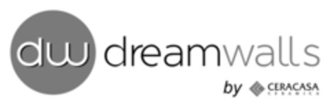 DW DREAMWALLS BY CERACASA CERAMICA Logo (EUIPO, 23.09.2021)