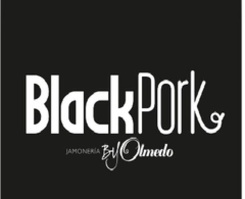 Black Pork Jamonería By Olmedo Logo (EUIPO, 14.03.2022)