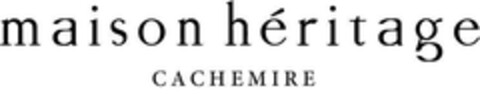 maison héritage CACHEMIRE Logo (EUIPO, 19.03.2023)