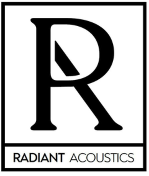 R RADIANT ACOUSTICS Logo (EUIPO, 07.09.2023)