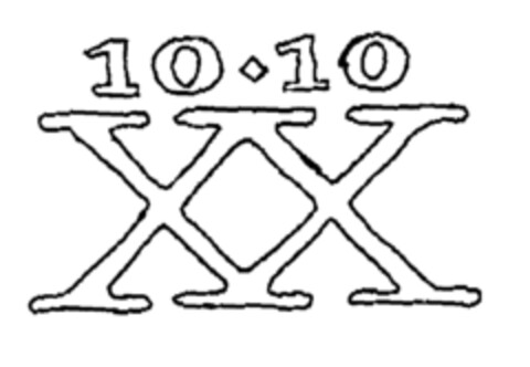 10-10 XX Logo (EUIPO, 24.09.1996)