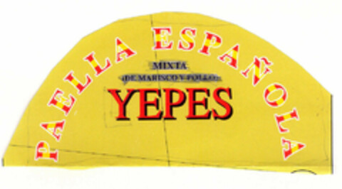 PAELLA ESPAÑOLA YEPES MIXTA (DE MARISCO Y POLLO) Logo (EUIPO, 10.03.1997)