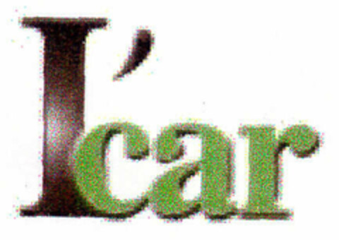 I'car Logo (EUIPO, 18.10.1999)