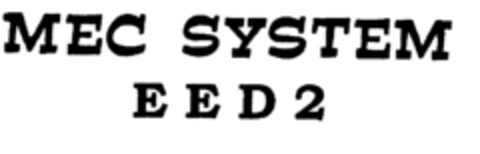 MEC SYSTEM EED2 Logo (EUIPO, 10.03.2000)
