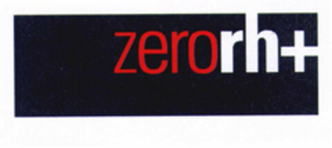 zerorh+ Logo (EUIPO, 18.12.2000)