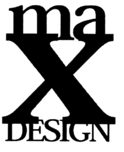 ma X DESIGN Logo (EUIPO, 16.05.2001)