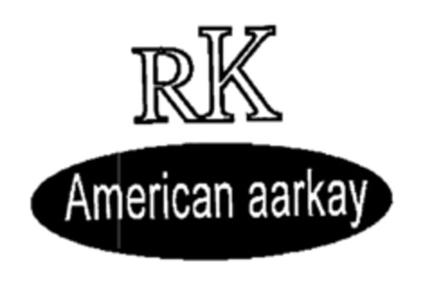 RK American aarkay Logo (EUIPO, 13.07.2001)