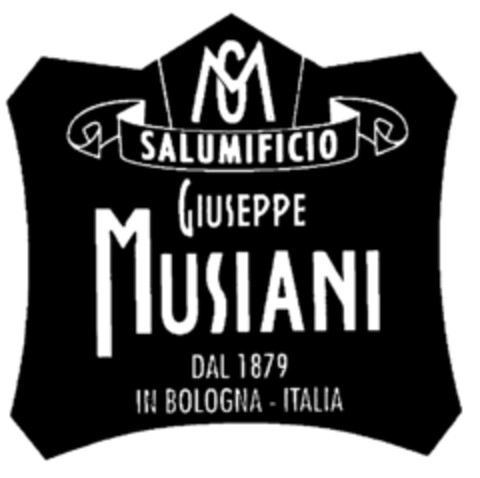 Salumificio GIUSEPPE MUSIANI DAL 1879 IN BOLOGNA-ITALIA Logo (EUIPO, 31.08.2001)