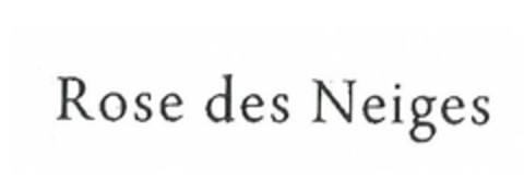 Rose des Neiges Logo (EUIPO, 21.01.2011)