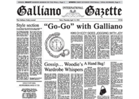 Galliano Gazette Logo (EUIPO, 24.11.2011)