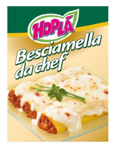 HOPLA' BESCIAMELLA DA CHEF Logo (EUIPO, 06.09.2012)