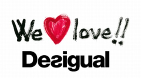 we love!! DESIGUAL Logo (EUIPO, 19.12.2012)