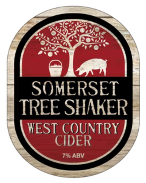 SOMERSET TREE SHAKER WEST COUNTRY CIDER 7% ABV Logo (EUIPO, 02/06/2014)