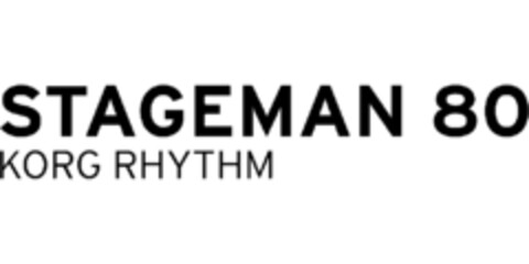 STAGEMAN 80 KORG RHYTHM Logo (EUIPO, 05.02.2016)