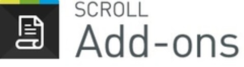 Scroll Add-ons Logo (EUIPO, 14.07.2017)