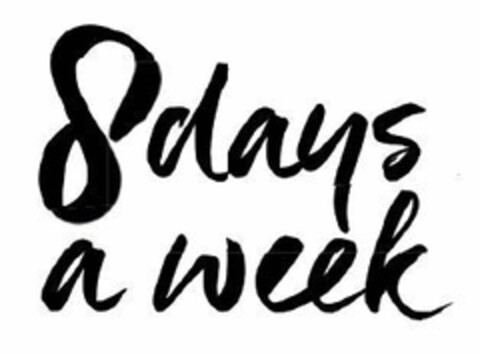 8 days a week Logo (EUIPO, 29.01.2018)