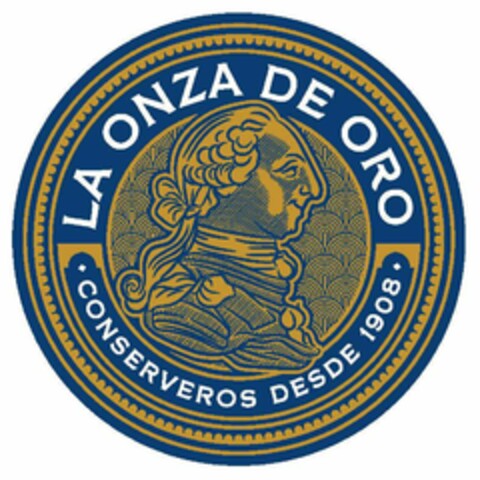 LA ONZA DE ORO CONSERVEROS DESDE 1908 Logo (EUIPO, 10.05.2022)