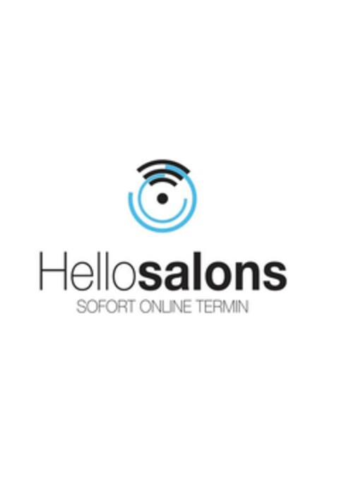 Hellosalons SOFORT ONLINE TERMIN Logo (EUIPO, 06.11.2023)