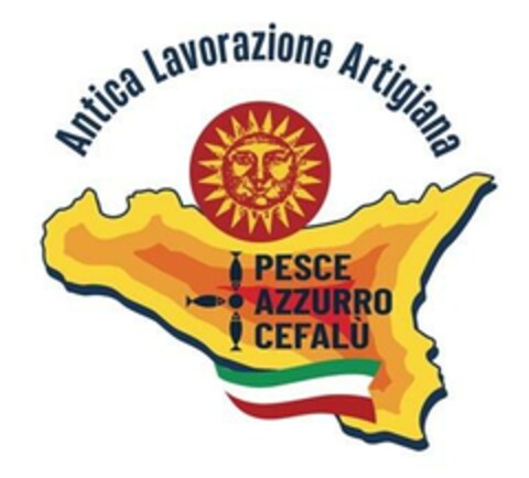 ANTICA LAVORAZIONE ARTIGIANA PESCE AZZURRO CEFALU' Logo (EUIPO, 18.06.2024)