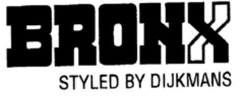 BRONX STYLED BY DIJKMANS Logo (EUIPO, 03.05.1996)