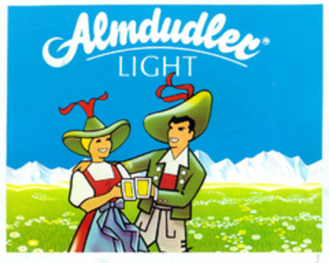 Almdudler LIGHT Logo (EUIPO, 09/25/1996)