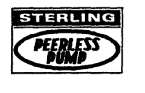 STERLING PEERLESS PUMP Logo (EUIPO, 07.08.1997)