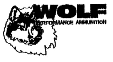 WOLF PERFORMANCE AMMUNITION Logo (EUIPO, 10.01.2000)