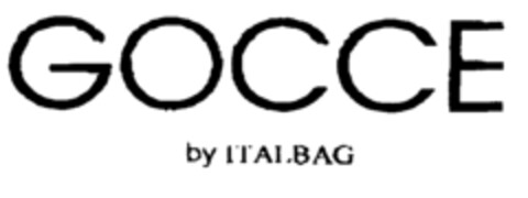 GOCCE by ITALBAG Logo (EUIPO, 12.09.2000)