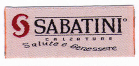 SABATINI CALZATURE Salute e Benessere Logo (EUIPO, 26.12.2000)